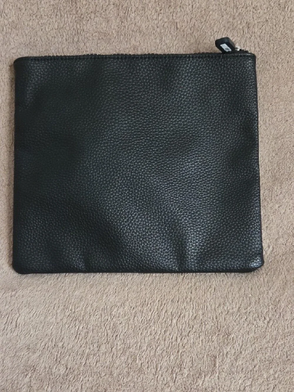 NUDESTIX Black Cosmetic Pouch with Playful Patches